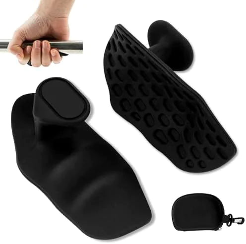 Anti-Slip Workout Grips - Ergonomic Rubber Hand Protector Gloves for Weight Lifting, Pull-Ups, Gym Training and Exercise, for Men and Women